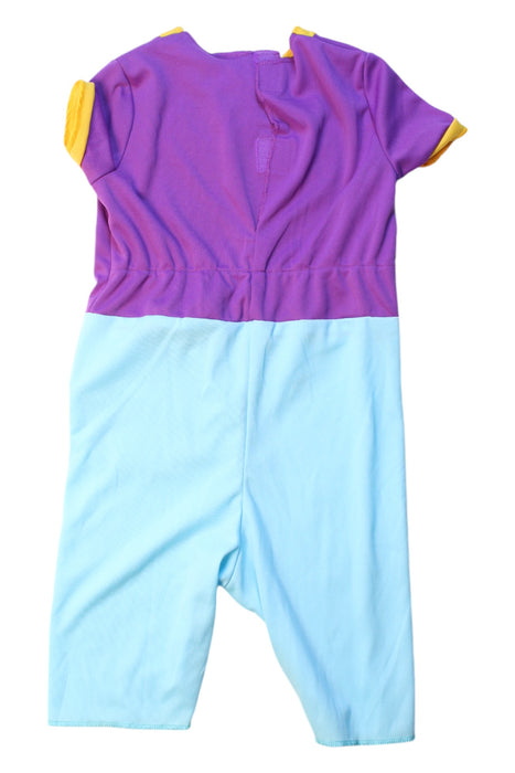 A Blue Short Sleeve Rompers from Retykle in size 4T for girl. (Back View)