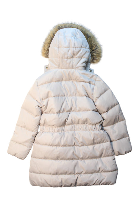 A Ivory Puffer/Quilted Coats & Outerwear from Jacadi in size 6T for girl. (Back View)