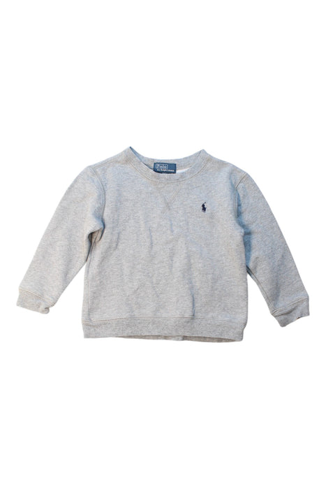 A Grey Crewneck Sweatshirts from Polo Ralph Lauren in size 18-24M for boy. (Front View)