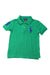 A Green Short Sleeve Polos from Polo Ralph Lauren in size 2T for boy. (Front View)