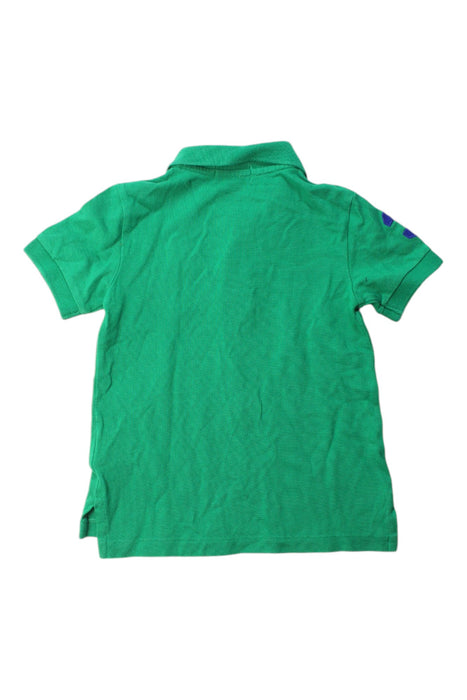 A Green Short Sleeve Polos from Polo Ralph Lauren in size 2T for boy. (Back View)