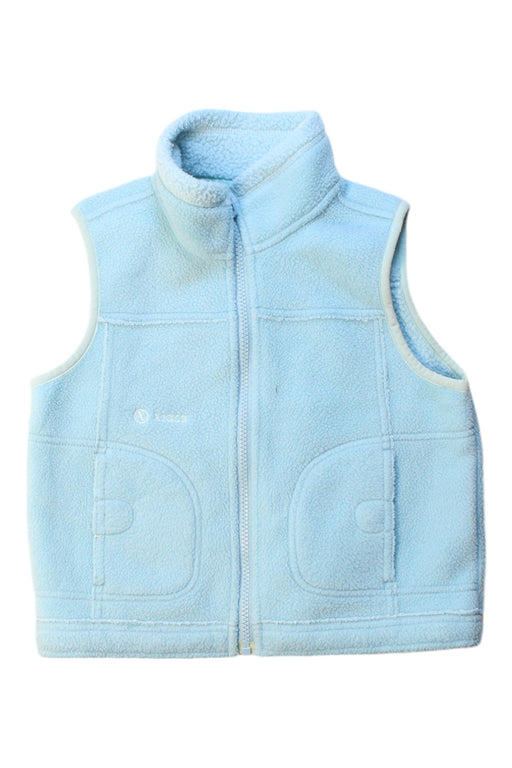 A Blue Sweater Vests from Aigle in size 8Y for girl. (Front View)