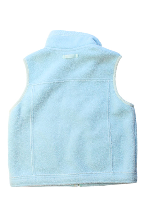 A Blue Sweater Vests from Aigle in size 8Y for girl. (Back View)