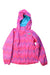 A Multicolour Lightweight Jackets from The North Face in size 6T for girl. (Front View)