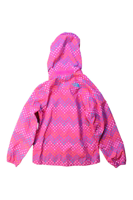 A Multicolour Lightweight Jackets from The North Face in size 6T for girl. (Back View)