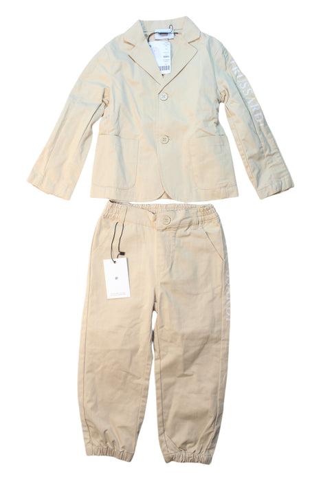 A Beige Pants Sets from Trussardi in size 3T for boy. (Front View)