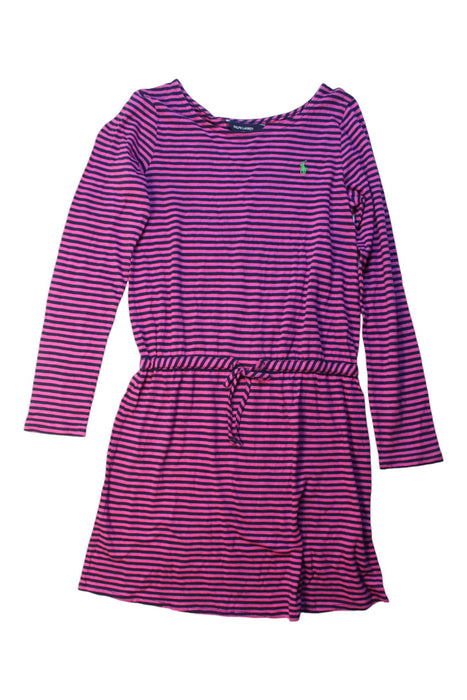 A Purple Long Sleeve Dresses from Ralph Lauren in size 12Y for girl. (Front View)