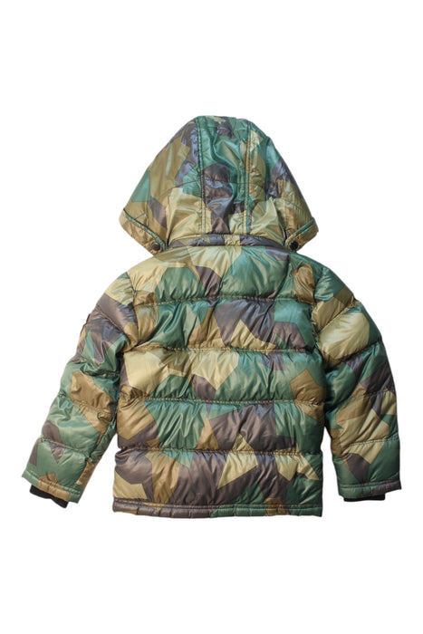 A Multicolour Puffer/Quilted Jackets from Diesel in size 4T for boy. (Back View)