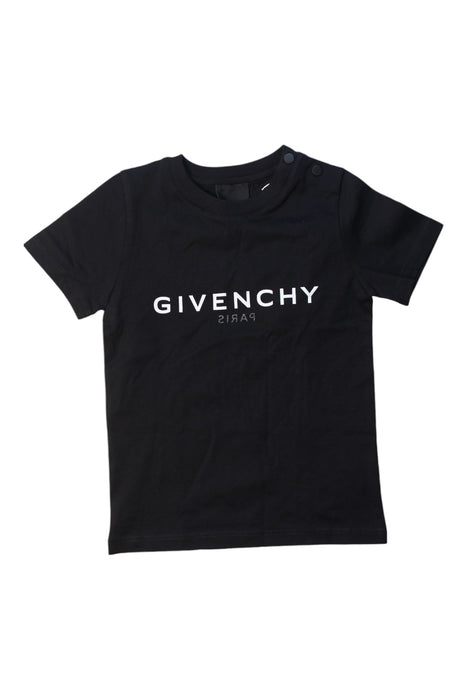 A Black Short Sleeve T Shirts from Givenchy in size 2T for boy. (Front View)