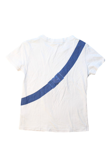 A White Short Sleeve T Shirts from Paul Smith in size 6T for boy. (Back View)