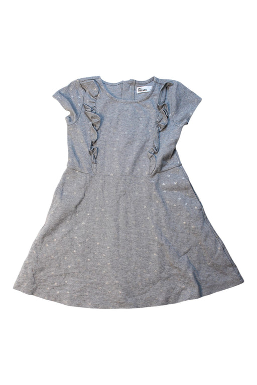 A Grey Short Sleeve Dresses from Epic Threads in size 6T for girl. (Front View)