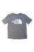 A Grey Short Sleeve T Shirts from The North Face in size 7Y for boy. (Front View)