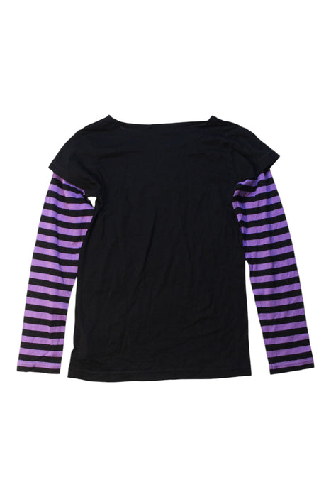 A Black Long Sleeve Tops from Agnes b. in size 10Y for girl. (Back View)