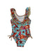 A Multicolour Swimsuits from Flapdoodles in size 2T for girl. (Back View)