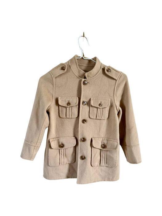 A Beige Coats from Bora Aksu in size 6T for neutral. (Front View)