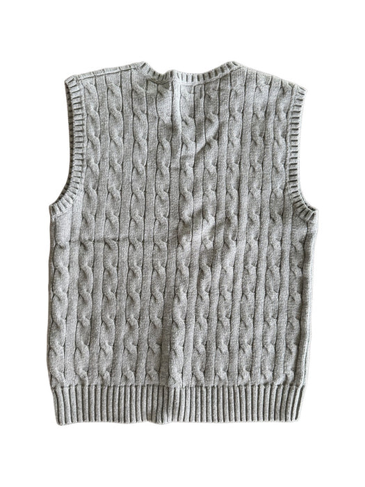 A Grey Sweater Vests from Polo Ralph Lauren in size 7Y for boy. (Back View)