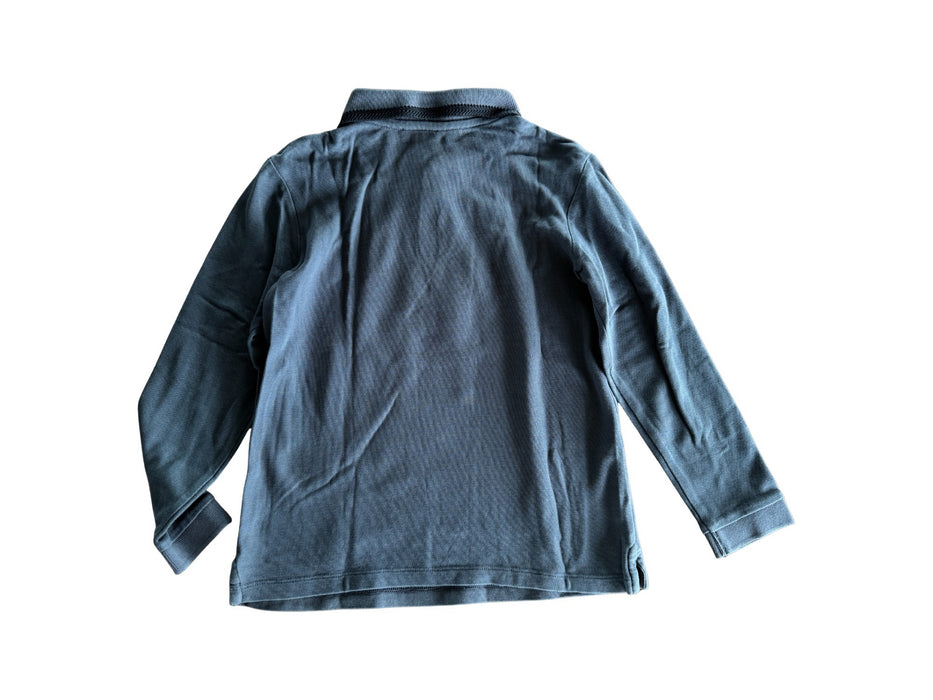 A Grey Long Sleeve Polos from Jacadi in size 10Y for boy. (Back View)