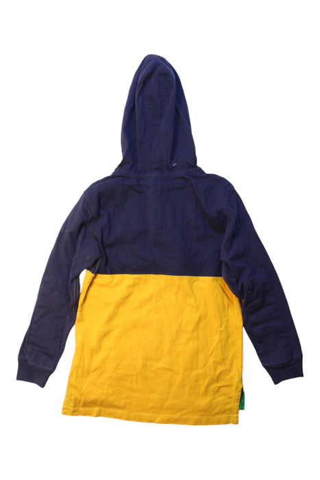 A Navy Hooded Sweatshirts from Polo Ralph Lauren in size 7Y for boy. (Back View)