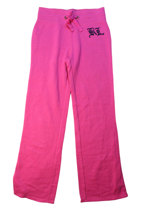 A Pink Casual Pants from Ralph Lauren in size 12Y for girl. (Front View)