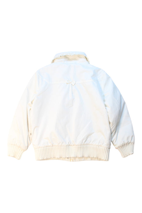 A Ivory Buttoned Sweatshirts from Nicholas & Bears in size 6T for girl. (Back View)