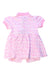 A Pink Short Sleeve Dresses from Young Versace in size 6-12M for girl. (Back View)