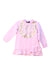 A Pink Sweater Dresses from Young Versace in size 18-24M for girl. (Front View)