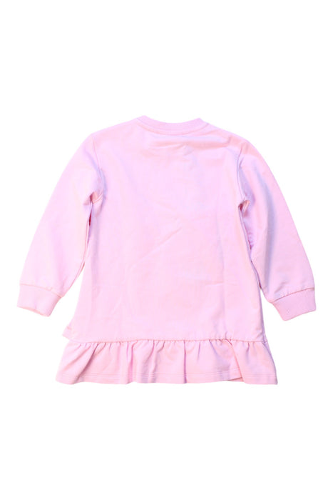 A Pink Sweater Dresses from Young Versace in size 18-24M for girl. (Back View)