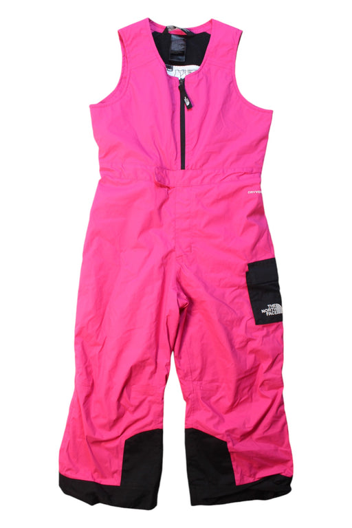 A Pink Ski Pants & Salopettes from The North Face in size 4T for girl. (Front View)