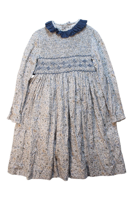 A Multicolour Long Sleeve Dresses from Pepa & Co. in size 8Y for girl. (Front View)