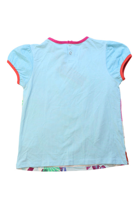 A Multicolour Short Sleeve Tops from Kenzo in size 6T for girl. (Back View)