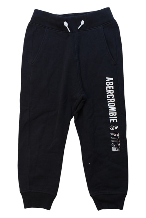 A Black Sweatpants from Abercrombie & Fitch in size 6T for boy. (Front View)