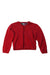 A Burgundy Cardigans from Tommy Hilfiger in size 3T for girl. (Front View)