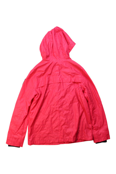 A Pink Lightweight Jackets from Tommy Hilfiger in size 8Y for girl. (Back View)