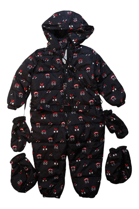 A Multicolour Snowsuits from Moncler in size 3T for neutral. (Front View)