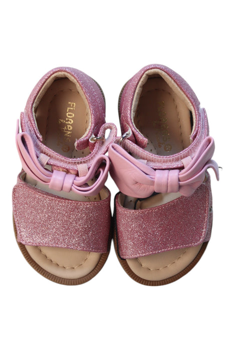 A Pink Sandals from Florens in size 12-18M for girl. (Back View)