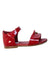 A Red Sandals from Dolce & Gabbana in size 4T for girl. (Front View)