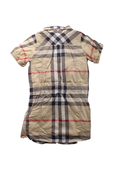 A Multicolour Short Sleeve Dresses from Burberry in size 3T for girl. (Back View)