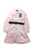 A Pink Long Sleeve Dresses from Ralph Lauren in size 5T for girl. (Front View)