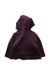 A Burgundy Coats from Petit Bateau in size 6-12M for neutral. (Back View)