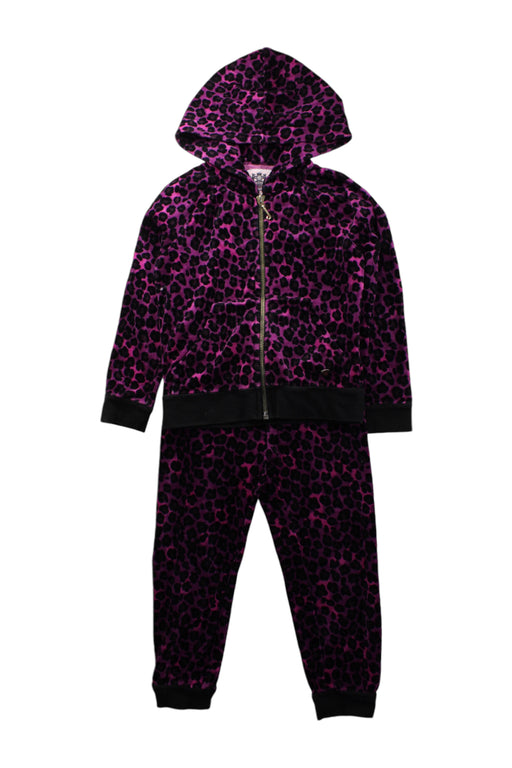 A Purple Pants Sets from Juicy Couture in size 3T for girl. (Front View)