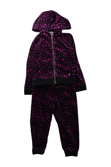 A Black Pants Sets from Juicy Couture in size 3T for girl. (Front View)