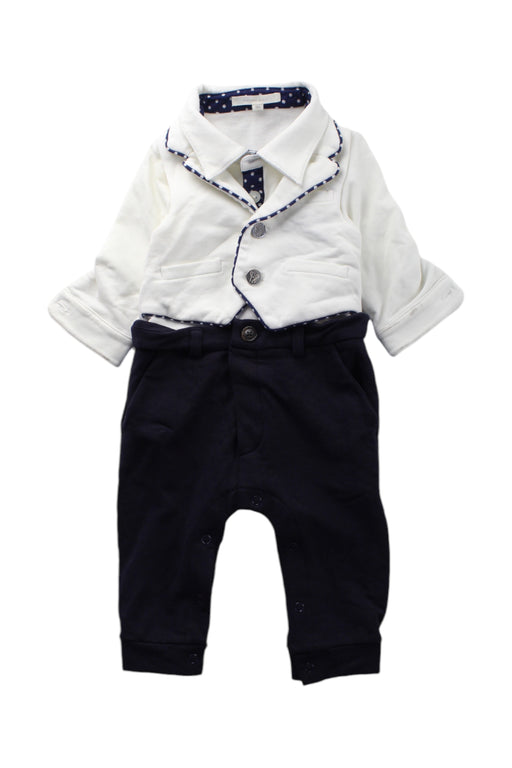 A White Pants Sets from Nicholas & Bears in size 6-12M for boy. (Front View)