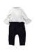 A White Pants Sets from Nicholas & Bears in size 6-12M for boy. (Back View)