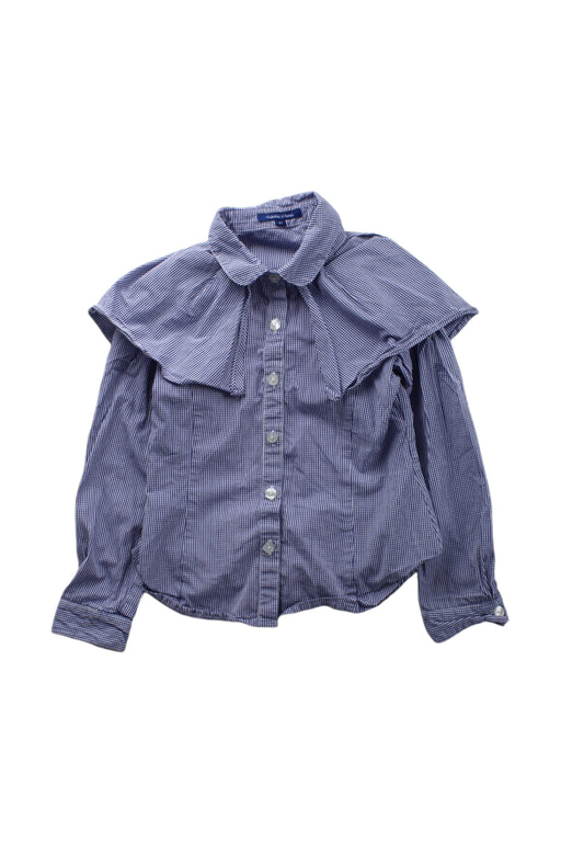 A Blue Long Sleeve Shirts from Nicholas & Bears in size 6T for girl. (Front View)