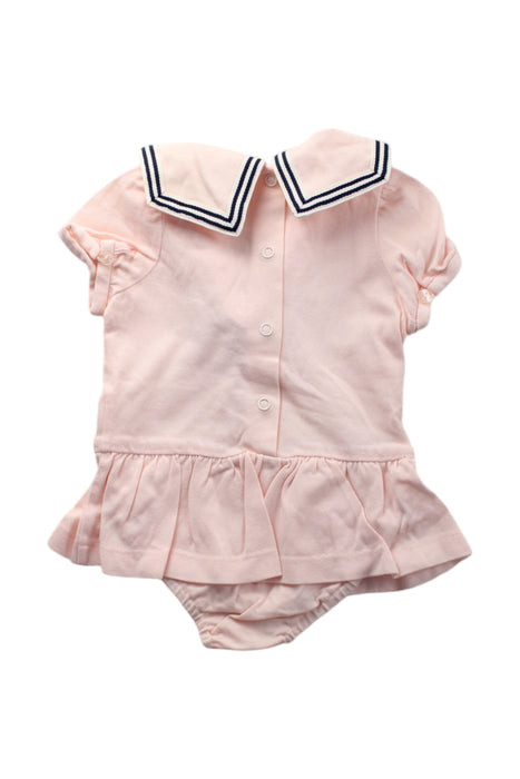 A Pink Short Sleeve Bodysuits from Nicholas & Bears in size 3-6M for girl. (Back View)