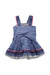 A Blue Sleeveless Dresses from Nicholas & Bears in size 6-12M for girl. (Back View)