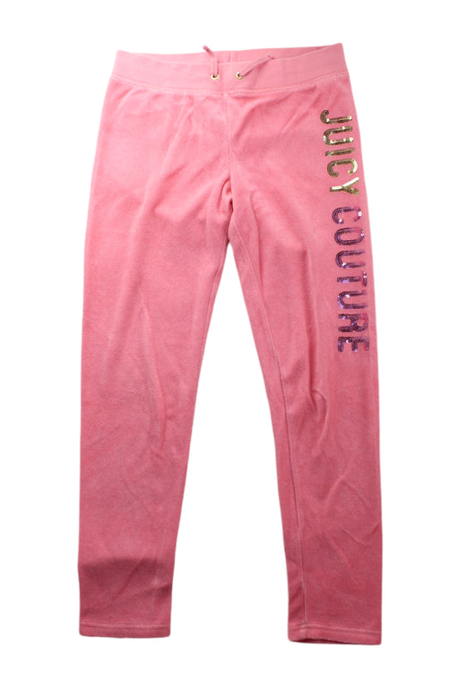 A Pink Leggings from Juicy Couture in size 10Y for girl. (Front View)