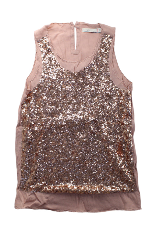 A Metallic Sleeveless Tops from Stella McCartney in size 12Y for girl. (Front View)