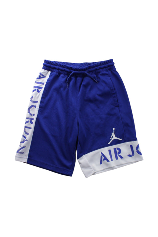 A Blue Active Shorts from Air Jordan in size 10Y for boy. (Front View)