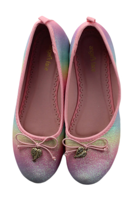 A Multicolour Flats from Angel's Face in size 11Y for girl. (Back View)